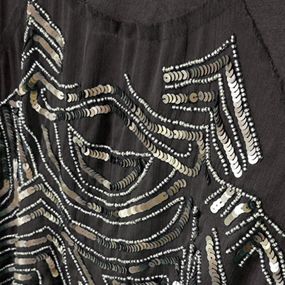 Urban Outfitters Kimchi Blue Beaded Chiffon Tank - Picture 3 of 5